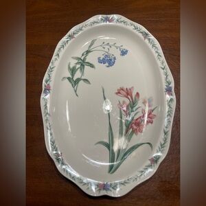 Noritake Conservatory Floral Oval Platter